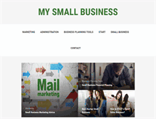Tablet Screenshot of my-small-business.net